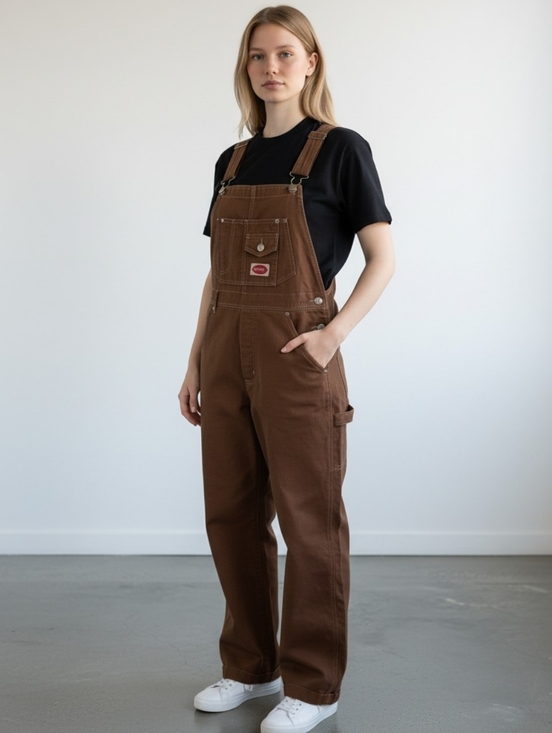 Revolt Clothing Company Pants - Vintage Revolt Clothing Co Bib Overalls